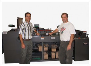 Pictured: Michael Naselli (left), President and Operator (right), Delta Press, Inc. 