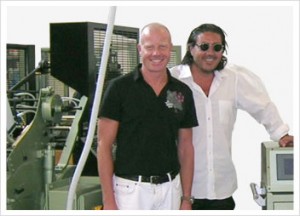 Pictured: Thomas Hippler (left), Designer and Massimiliano Tempestini (right), CEO, Gruppo Grafico Etichetta 2000