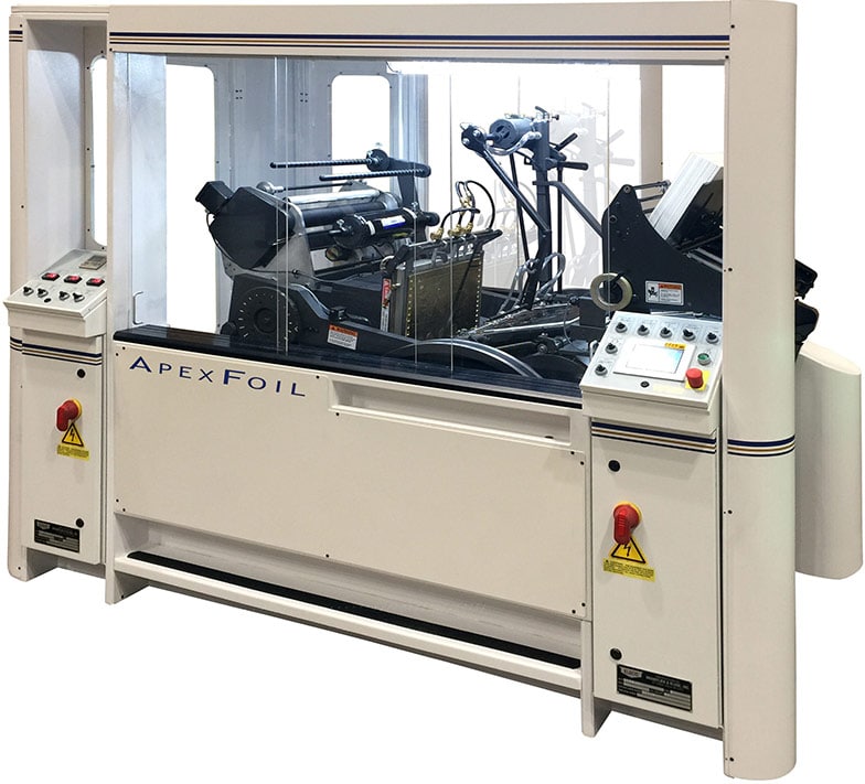 ApexFoil automatic platen press
